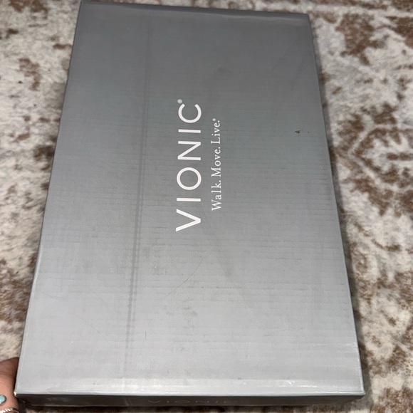 Vionic Gray Fuzzy Slippers - Picture 10 of 10